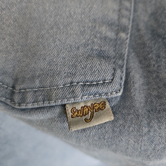 Vintage Sweet November 40 Embroidered Wide Leg Jeans - Picture 14 of 14